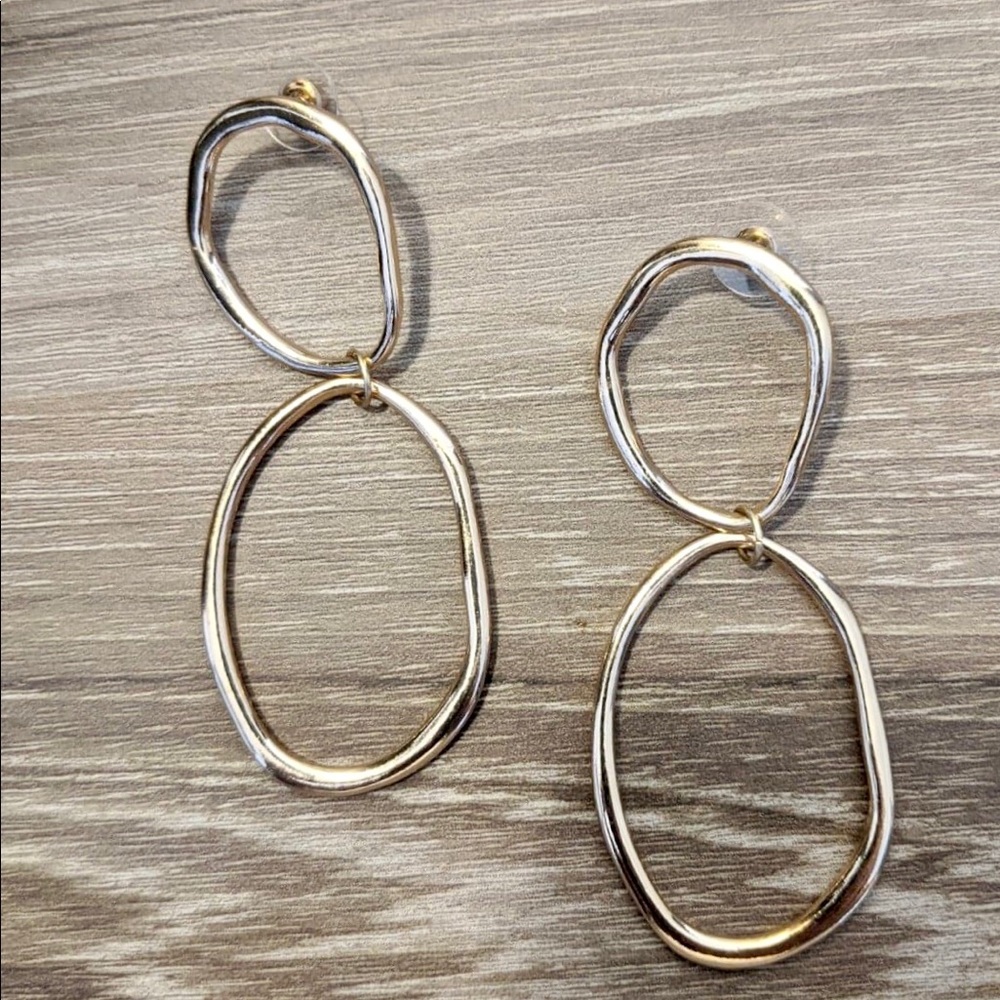 Gold tone Nicole Miller Earrings